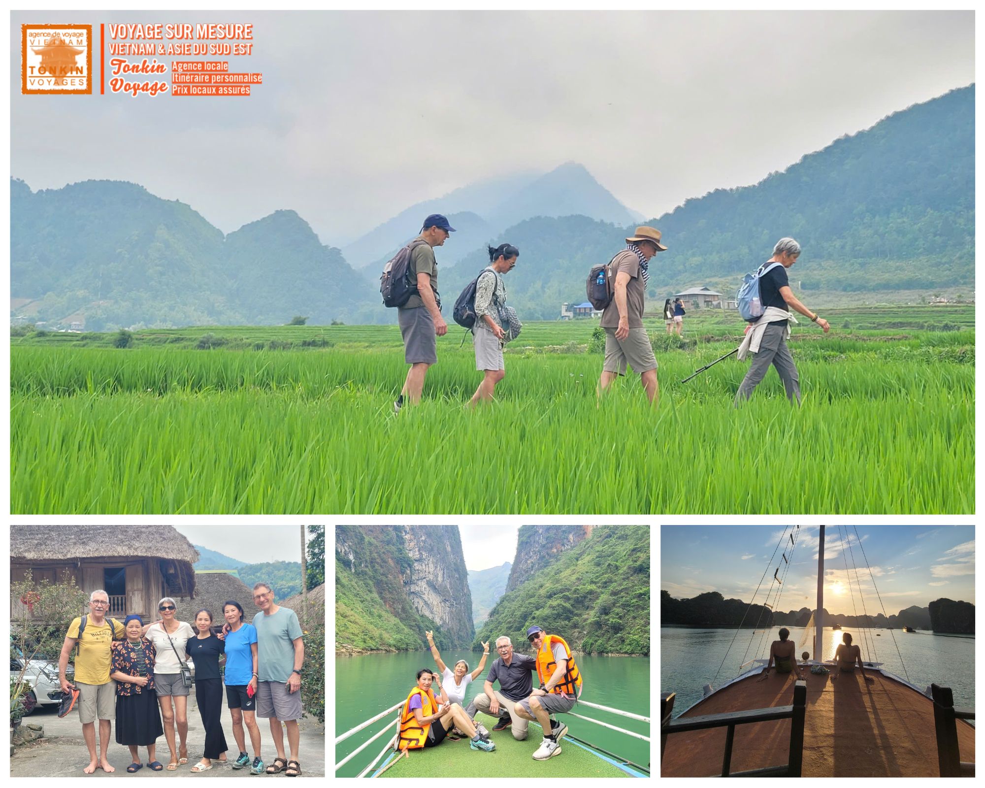 Circuit Grand Nord du Vietnam en 19 jours avec l'agence locale Tonkin Voyage Avril Mai 2026